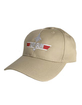 Top Gun Hat, Top Gun Logo Cap, Beige